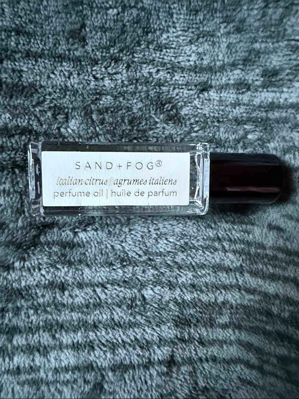 SAND + FOG Italian Citrus Perfume Oil Roller - Clear Bottle with Black Cap